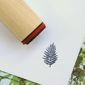 Palm Fern Rubber Stamp