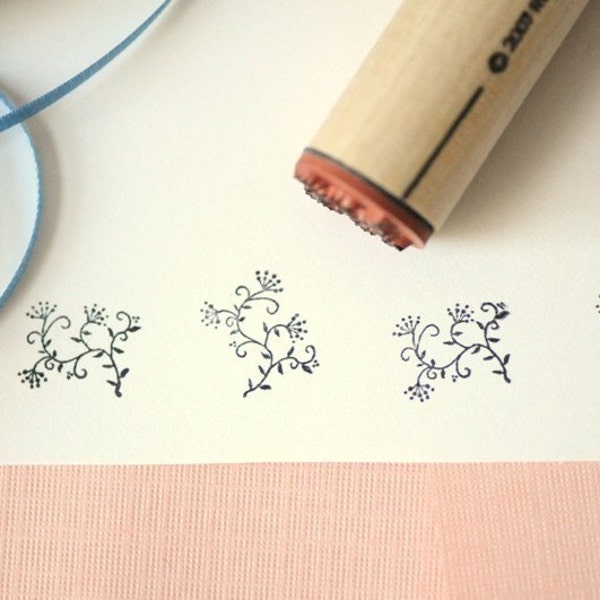 Sprig Rubber Stamp