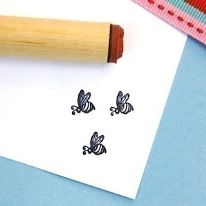 Cute Bee Rubber Stamp