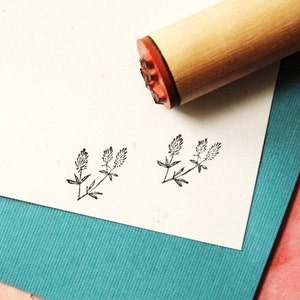 Dried Filler Rubber Stamp