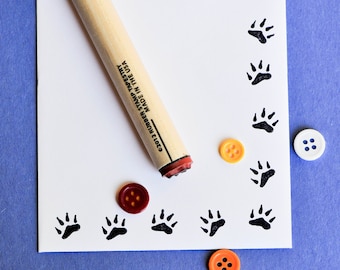 Bear Claw Rubber Stamp