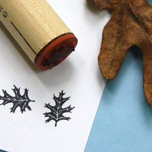 Red Oak Solid Rubber Stamp image 2