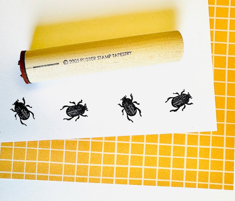 Scarab Rubber Stamp image 1