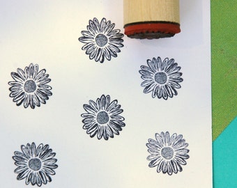 Shasta Daisy Rubber Stamp