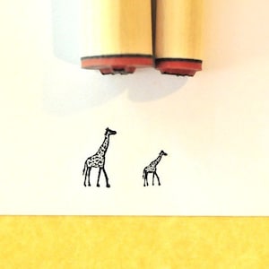 Giraffe Rubber Stamp Set