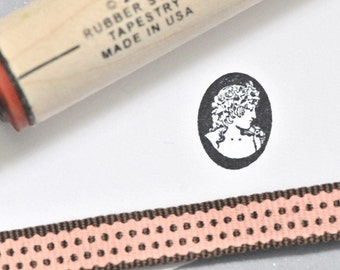 Cameo Rubber Stamp