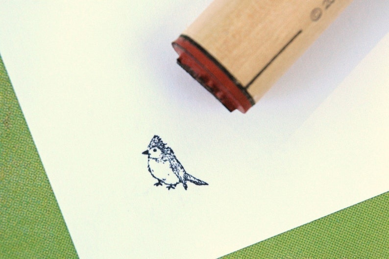 Pretty Bird Rubber Stamp image 1