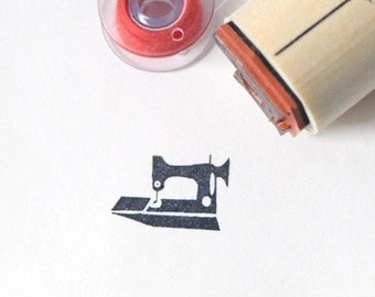 Featherweight Sewing Machine Rubber Stamp