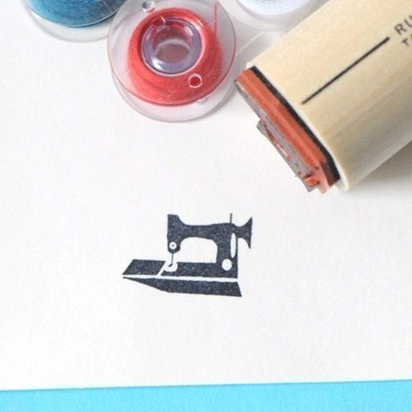 Featherweight Sewing Machine Rubber Stamp