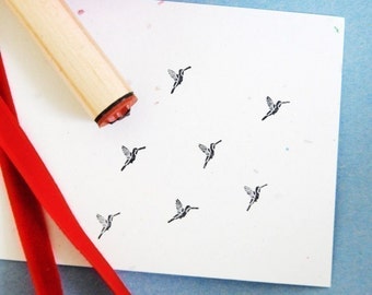 Hummingbird Solid Rubber Stamp