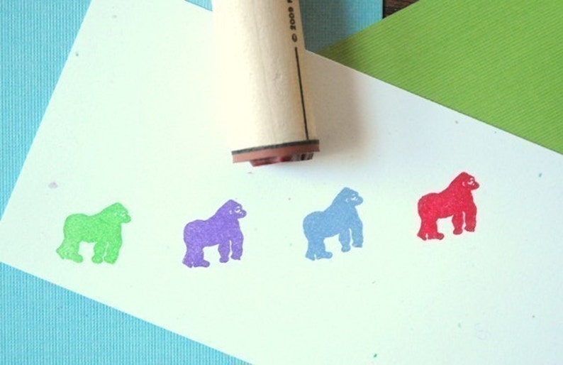 Gorilla Rubber Stamp image 1