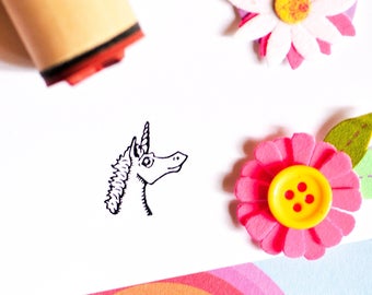 Magical Unicorn Rubber Stamp