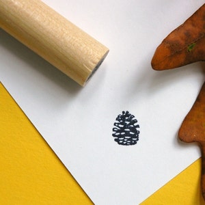 Pinecone Rubber Stamp image 2