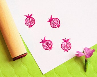 Pomegranate Rubber Stamp