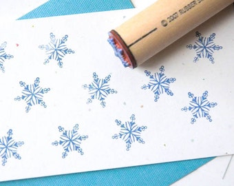 Filigree Snowflake Rubber Stamp