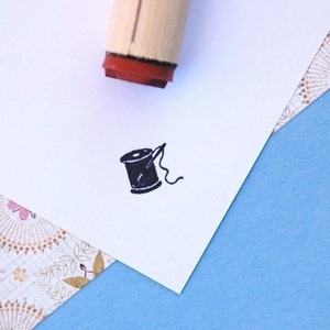 Needle and Thread Rubber Stamp image 2