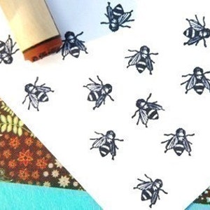 Bee Rubber Stamp image 1