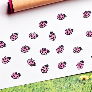 Ladybug Rubber Stamp