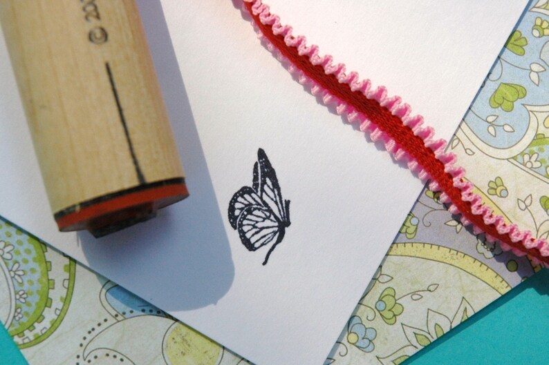 Fairy Butterfly Rubber Stamp image 2