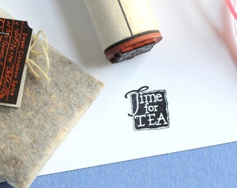 Time for Tea Rubber Stamp
