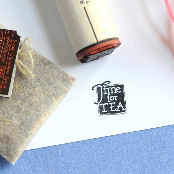 Time for Tea Rubber Stamp