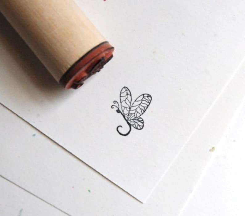 Big Wing Dragonfly Rubber Stamp image 2