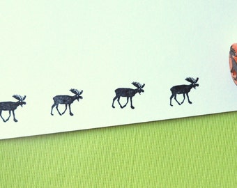 Moose Rubber Stamp