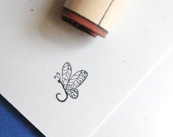 Big Wing Dragonfly Rubber Stamp