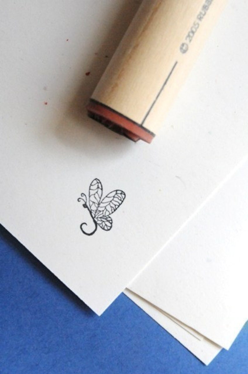 Big Wing Dragonfly Rubber Stamp image 1