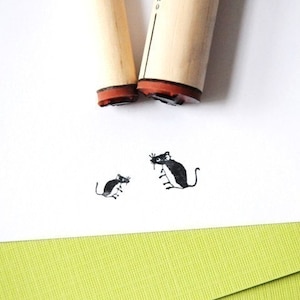 Mice Rubber Stamp Set