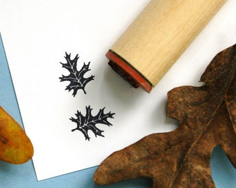 Red Oak Solid Rubber Stamp