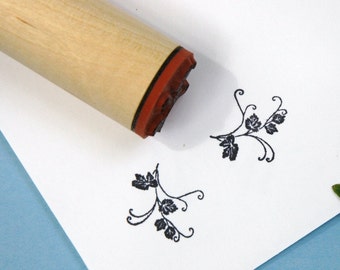 Ground Geranium Rubber Stamp