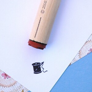 Needle and Thread Rubber Stamp image 3