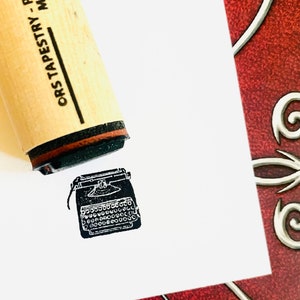 Typewriter Rubber Stamp