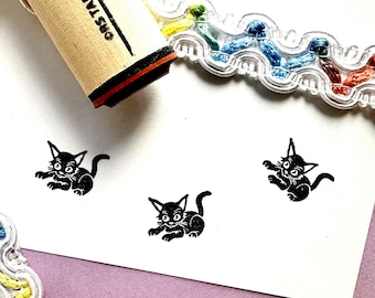 Kirby Cat Rubber Stamp