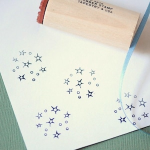 Star Cluster Rubber Stamp