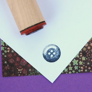Button Rubber Stamp image 2