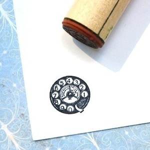 Rotary Dial Rubber Stamp