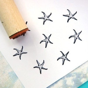 Starfish Rubber Stamp