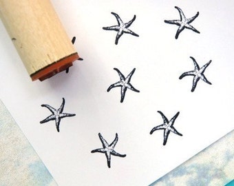 Starfish Rubber Stamp