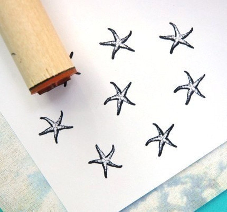 Starfish Rubber Stamp image 1