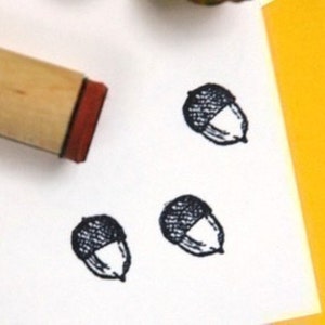Eichel als Stempel