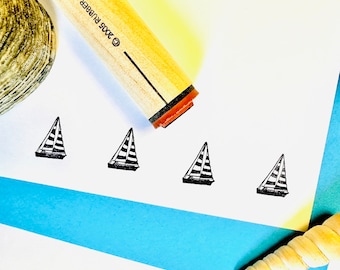 Sailboat Rubber Stamp