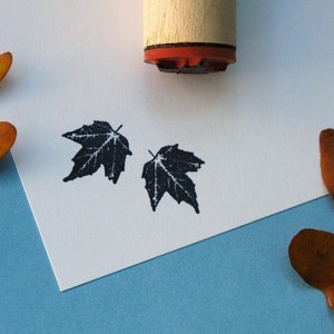 Canyon Maple Rubber Stamp image 2