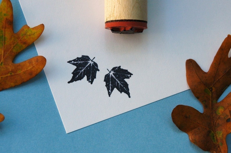 Canyon Maple Rubber Stamp image 2