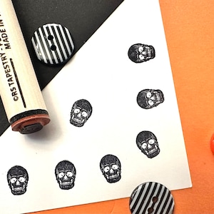 Skull Rubber Stamp image 1