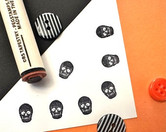 Skull Rubber Stamp