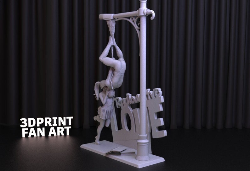Spiderman and MJ 3D Print STL File for 3D Printing,3d Digital File ...