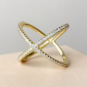 Criss Cross Ring X Ring Crossover Ring Crisscrossing Band Diamond Ring Orbit Ring Geometric Ring Diamond X Ring Silver Ring Stacking Ring Etsy Canada