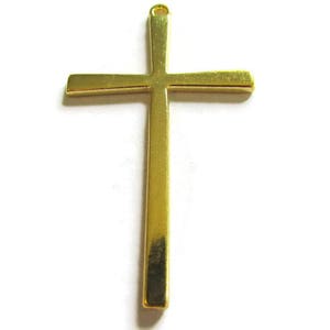 2 61x36mm Large Gold Cross Pendant Zinc Alloy Cross Huge Cross Pendant Big Cross Charm Christian 61mm Cross